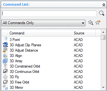 create a ribbon panel in AutoCAD